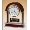 BC879 Mantle Clock with Chrome Accents